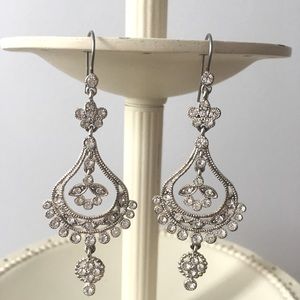 Monet Crystal Chandelier Earrings